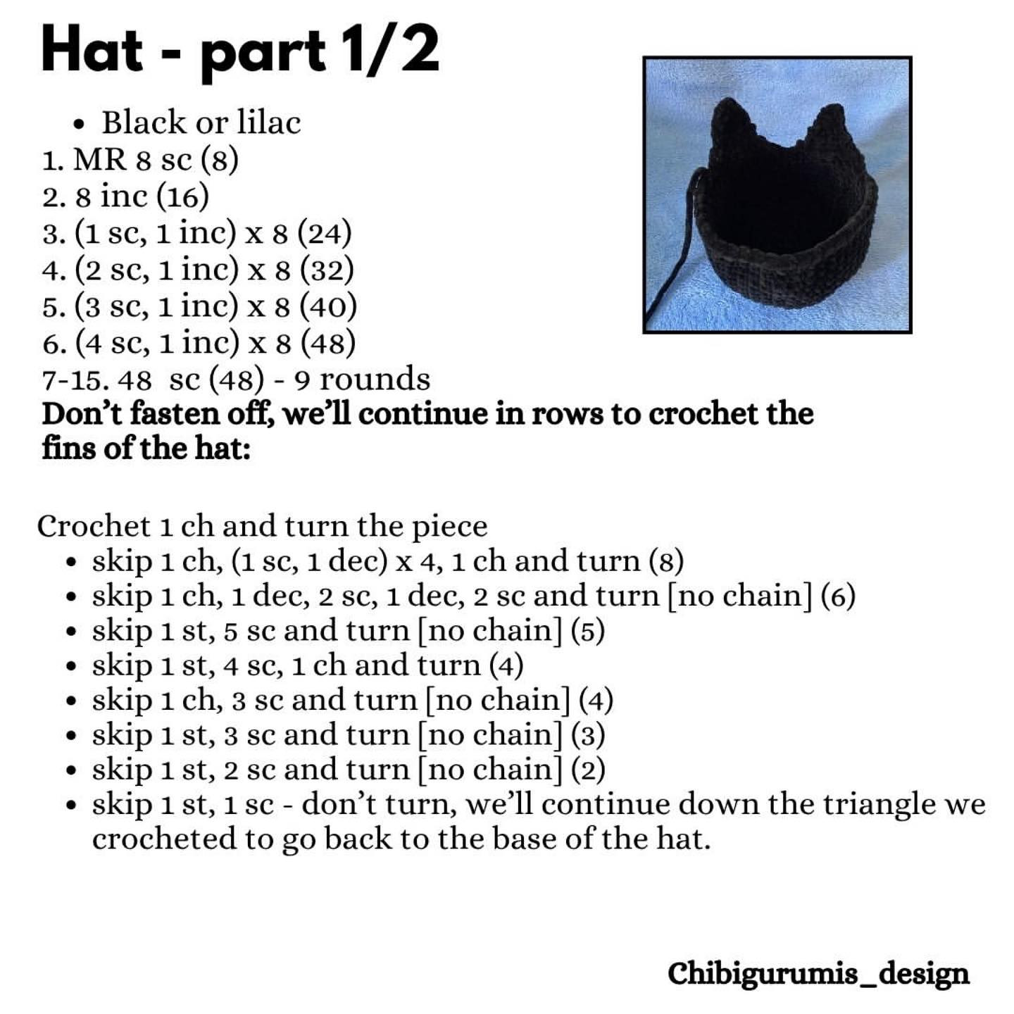 Cute Crochet Kuromi Free Pattern for Amigurumi Lovers