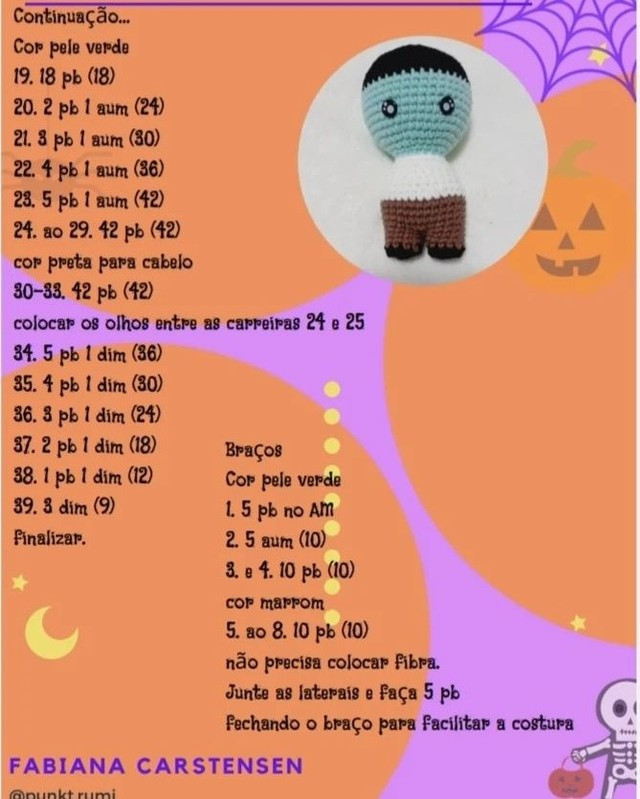 Cute Crochet Monster Amigurumi Pattern for Halloween Fun