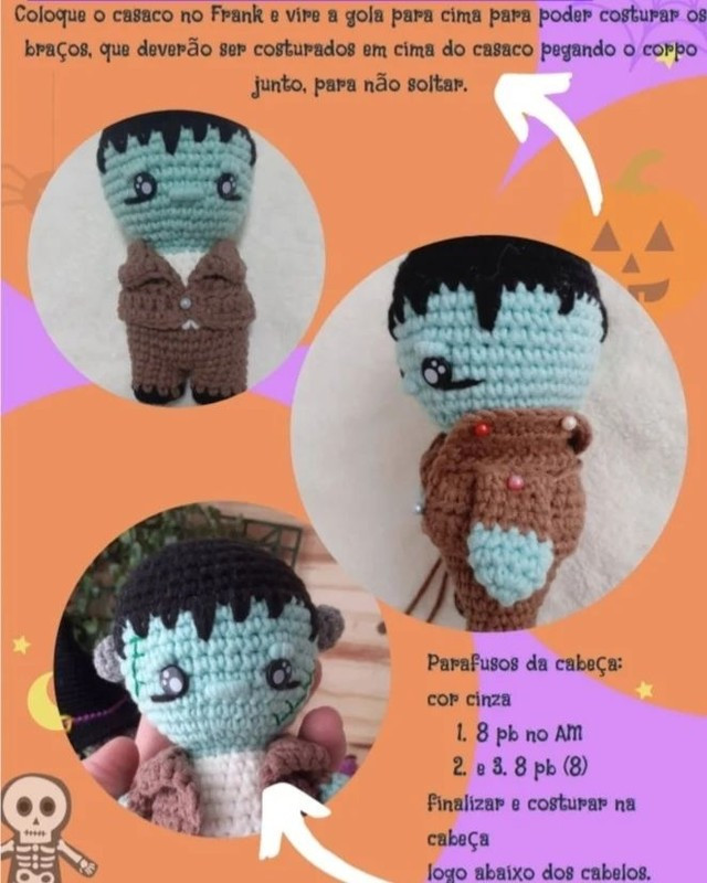 Cute Crochet Monster Amigurumi Pattern for Halloween Fun