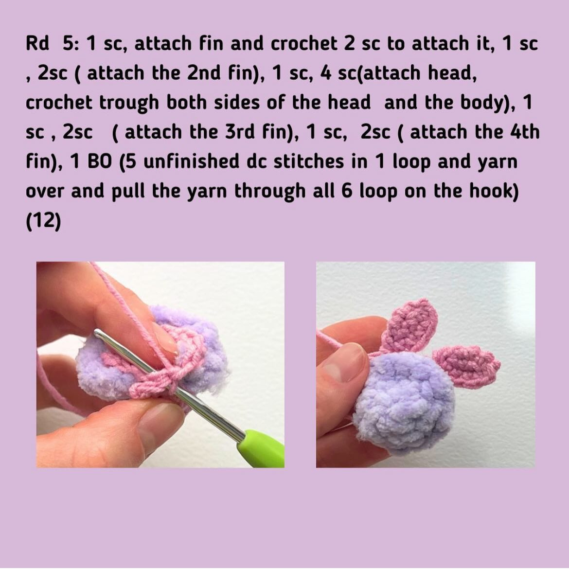 Cute Crochet Turtle Hair Tie Free Pattern Tutorial