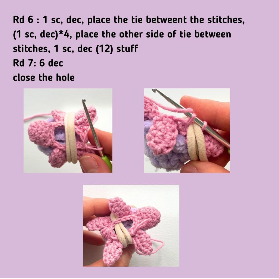 Cute Crochet Turtle Hair Tie Free Pattern Tutorial