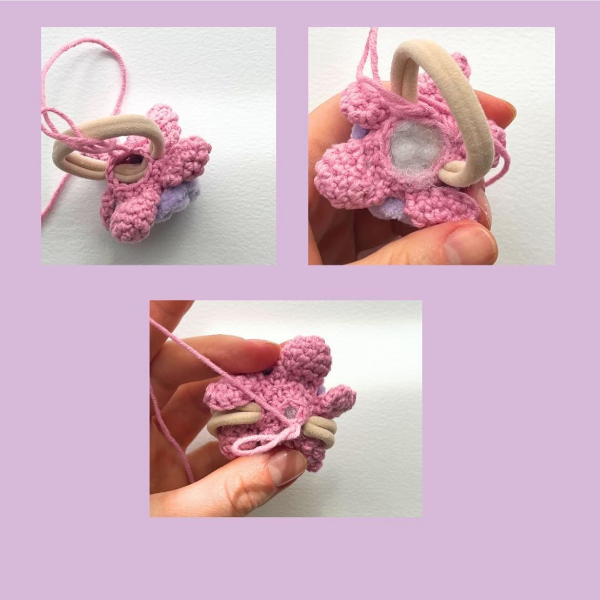 Cute Crochet Turtle Hair Tie Free Pattern Tutorial