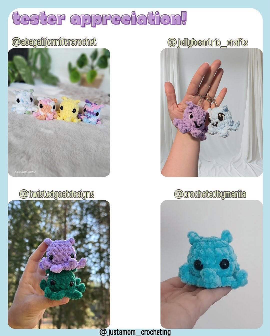 Cute Mini Crochet Creatures: Free Pattern, No Sewing Needed!