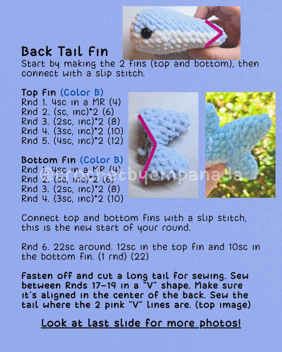 Cute Mini Whale Shark Crochet Pattern for Beginners