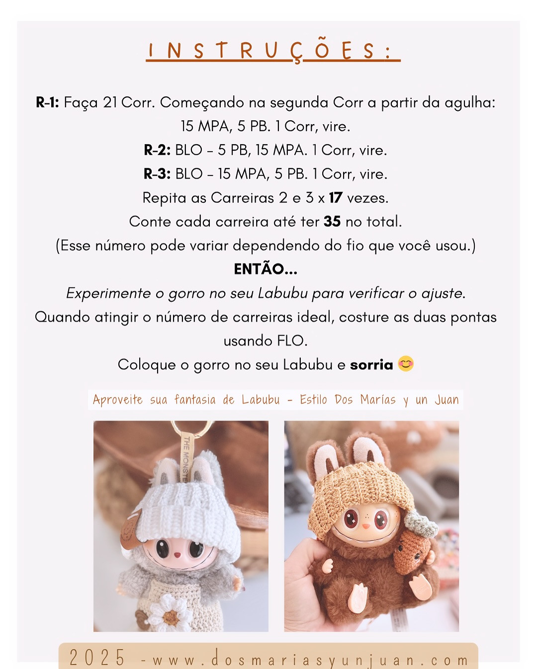 Cute Monster Christmas Ornaments Crochet Pattern for Holiday Decoration