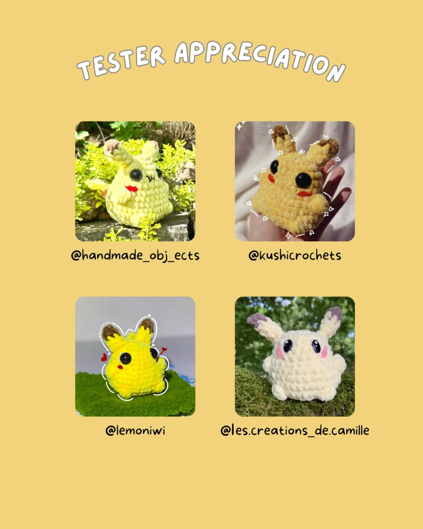 Cute Pikachu Crochet Pattern - Easy and Fun to Make!
