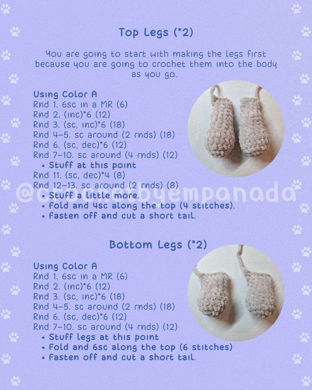 Cute Sleepy Puppy Crochet Pattern for Beginners