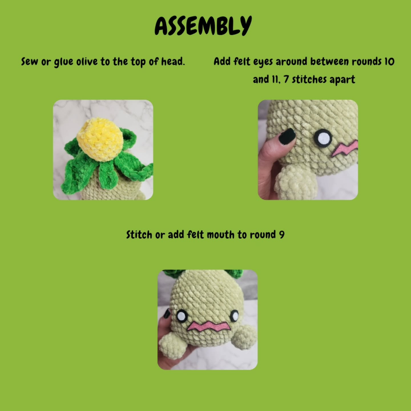 Cute Smoliv Crochet Pattern for Amigurumi Enthusiasts