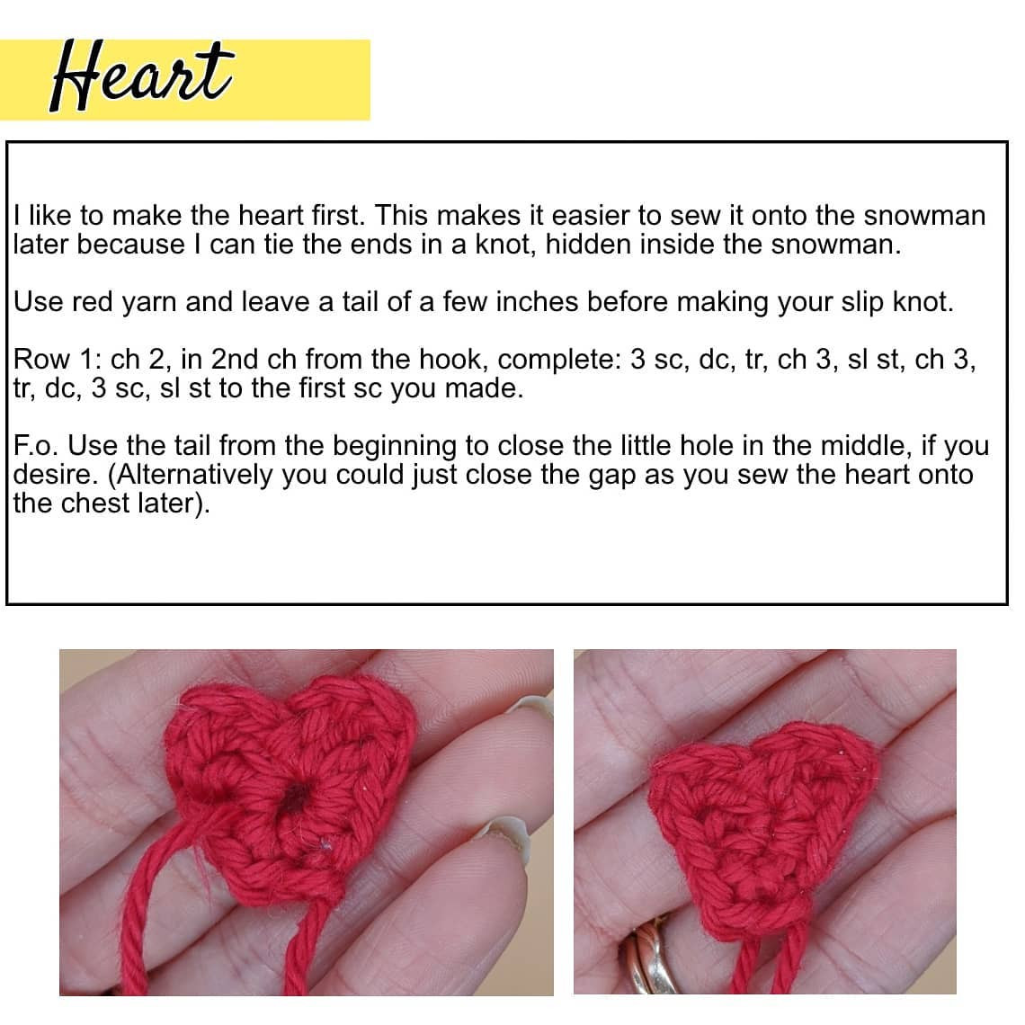 Cute Snowman Crochet Pattern with Hat and Scarf