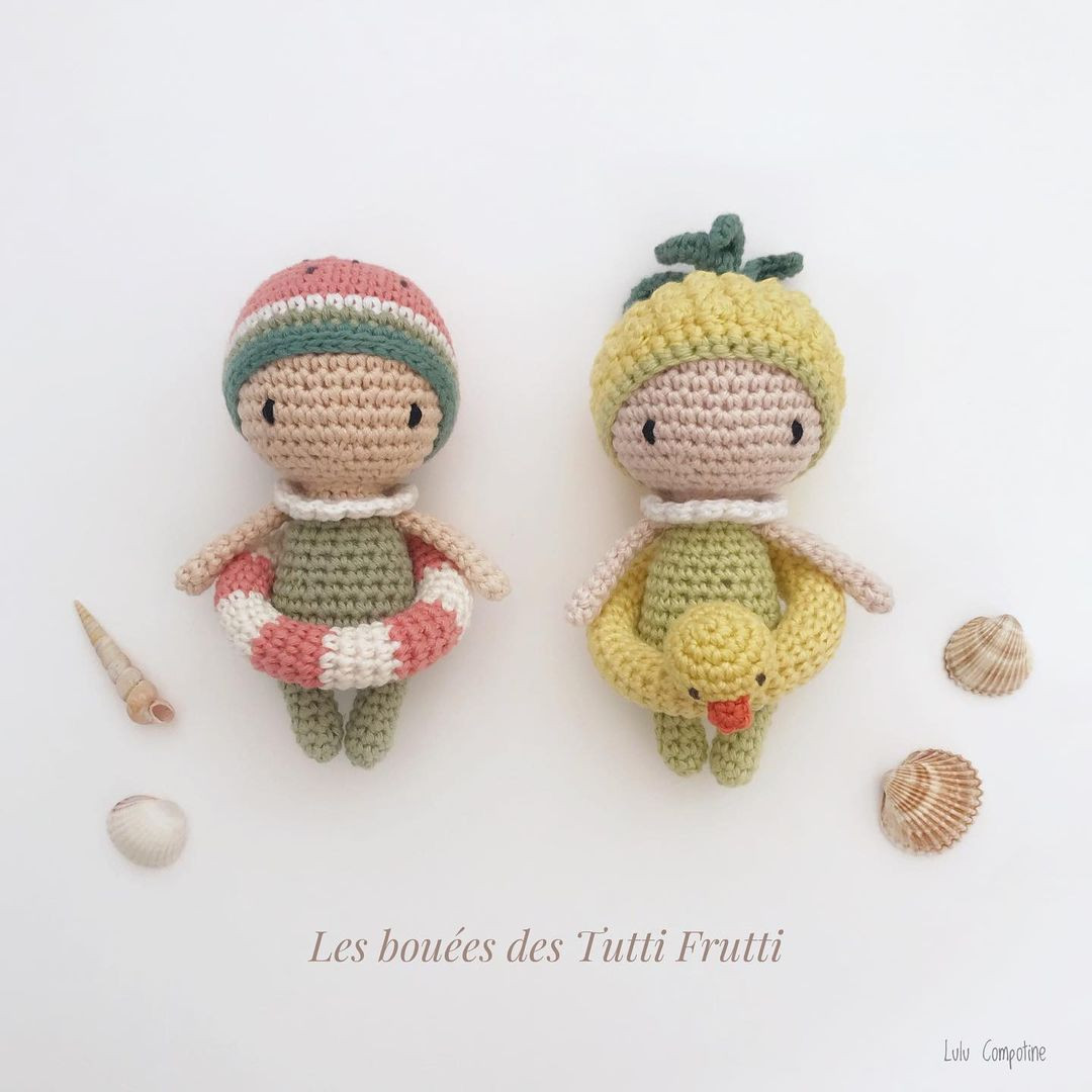 Cute Summer Crochet Amigurumi Patterns for Beach-Themed Toys