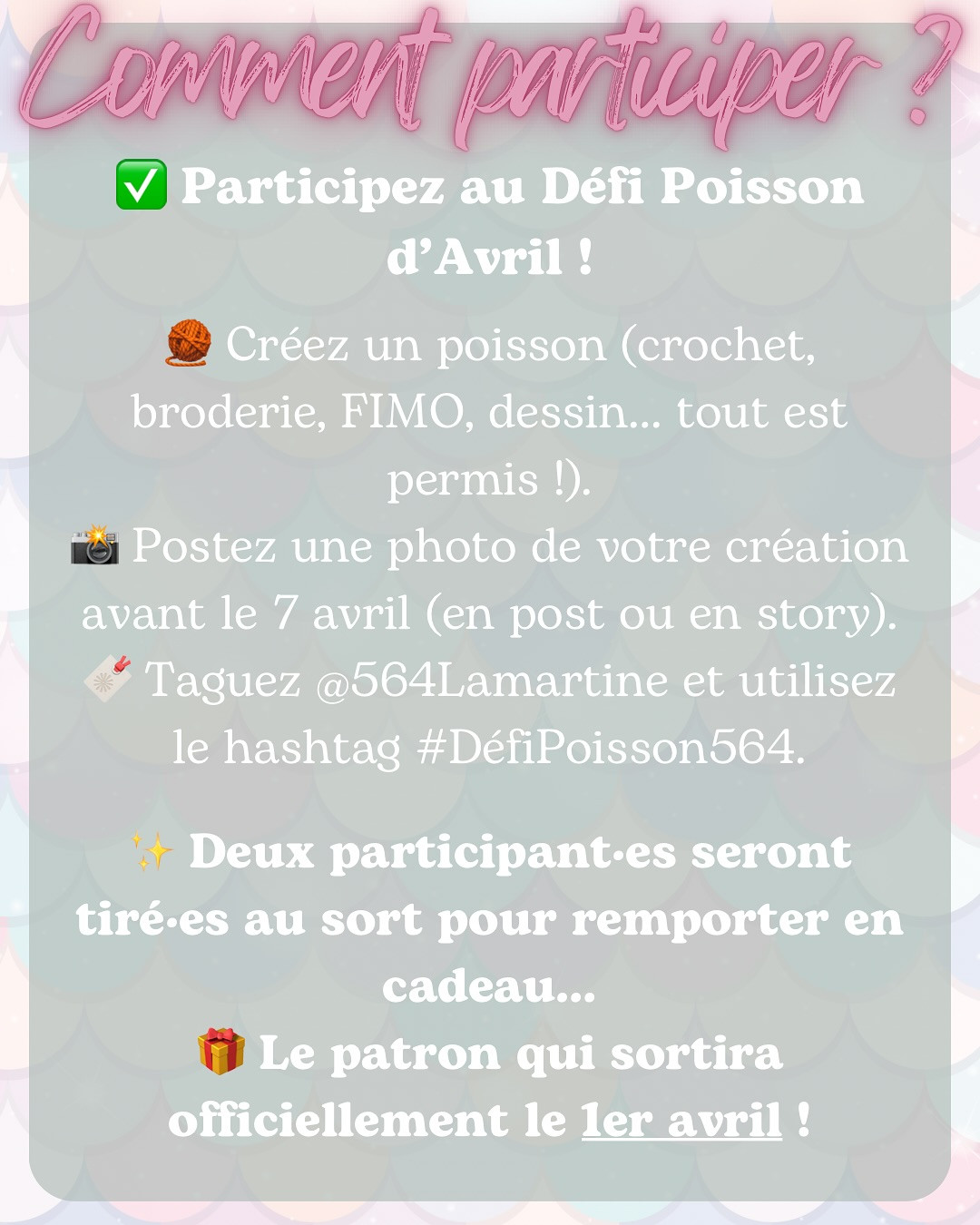 Défi Créatif: Poisson d'Avril Amigurumi Patron Gratuit