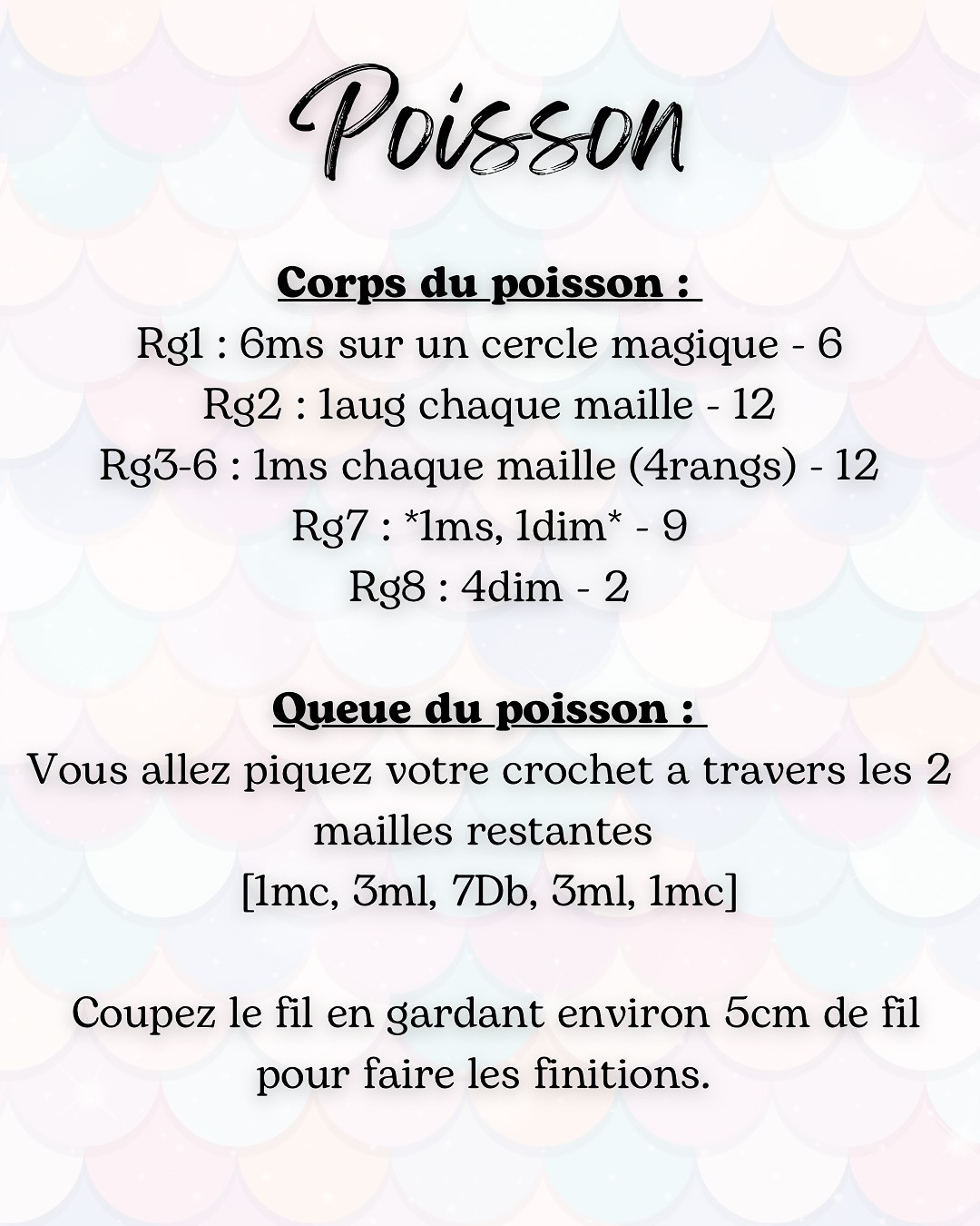 Défi Créatif: Poisson d'Avril Amigurumi Patron Gratuit