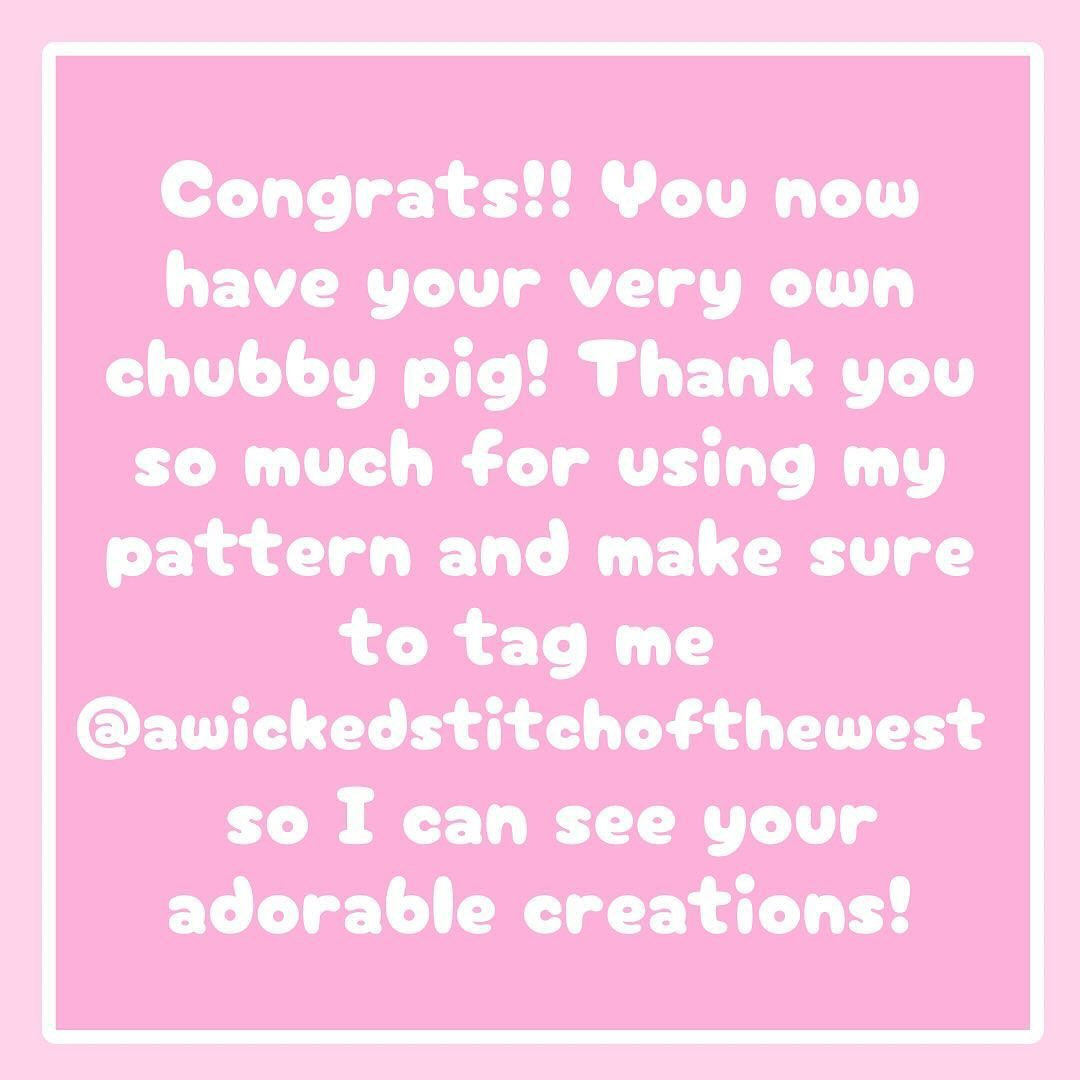 Easy Crochet No-Sew Pig Pattern for Beginners