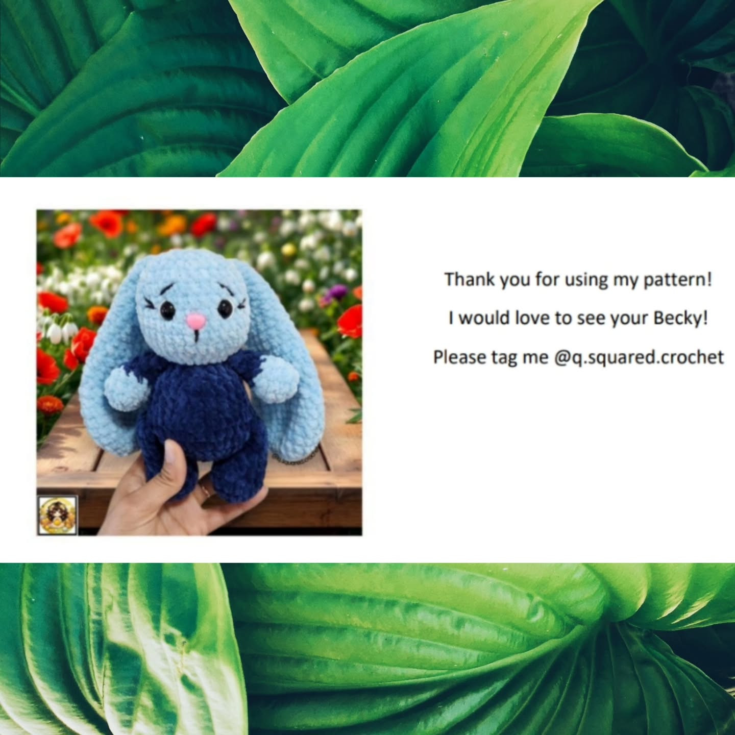 Easy Crochet Pattern for No-Sew Bunny Toy Step-by-Step