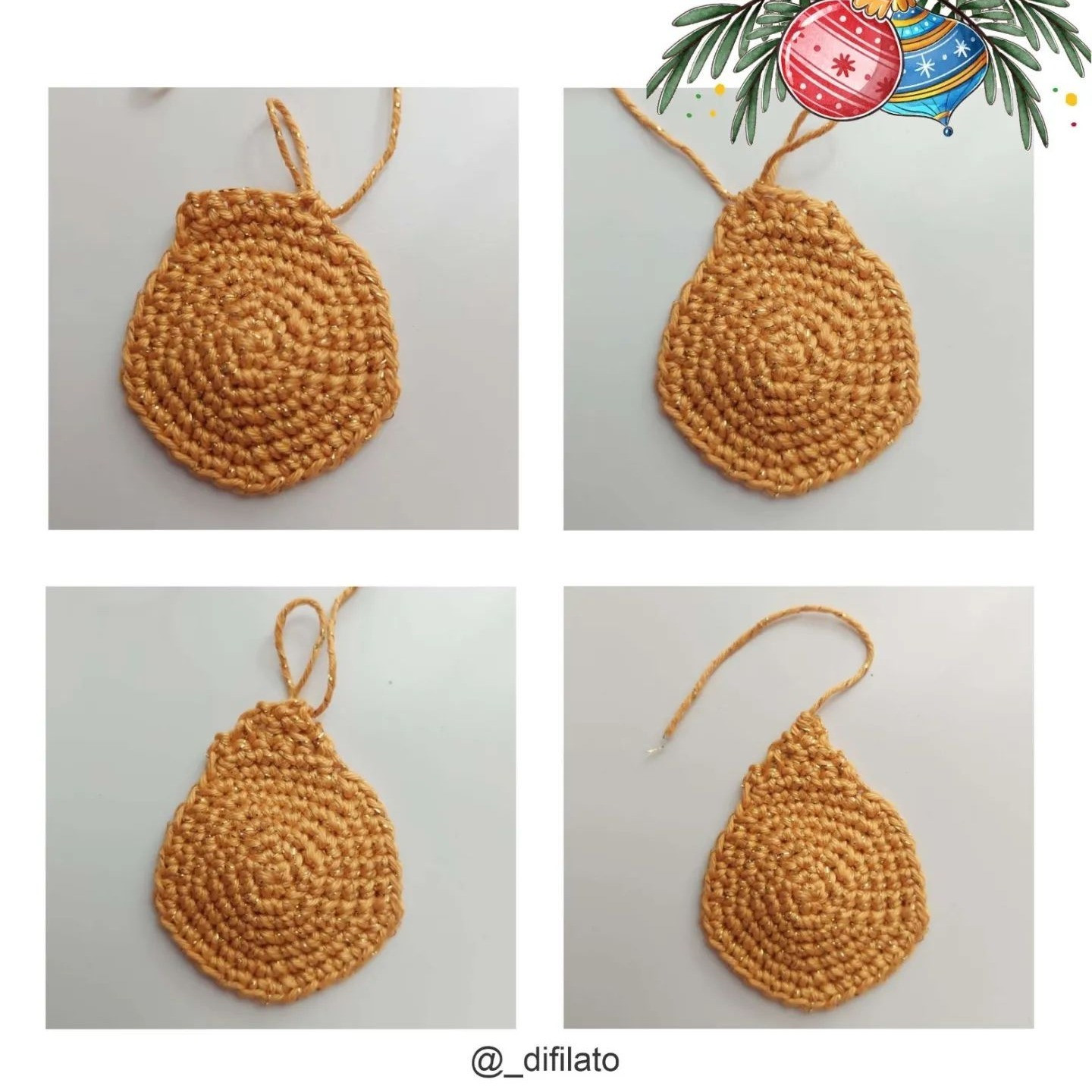 Estrela de Natal em Crochê - Receita Gratuita