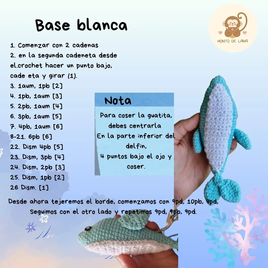 Free Crochet Dolphin Pattern for Amigurumi Enthusiasts