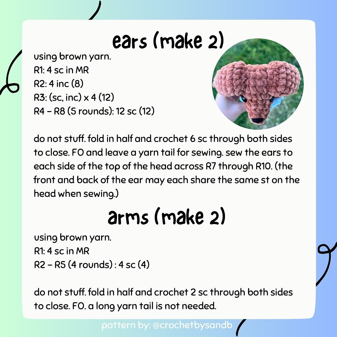 Free Crochet Pattern: Adorable Mermaid Dog Amigurumi