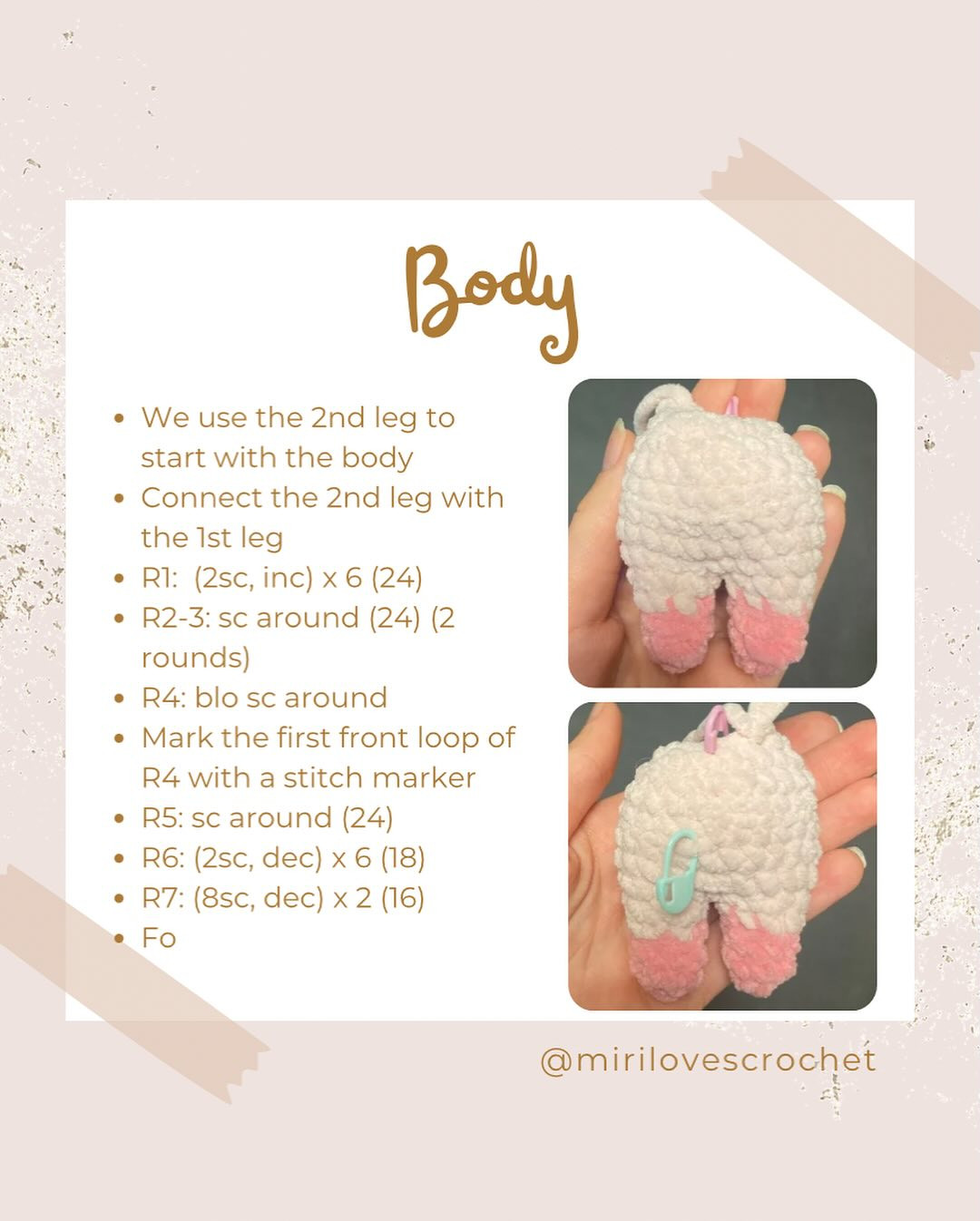 Free Crochet Pattern: Beatrice the Ballerina Pig with Strawberry