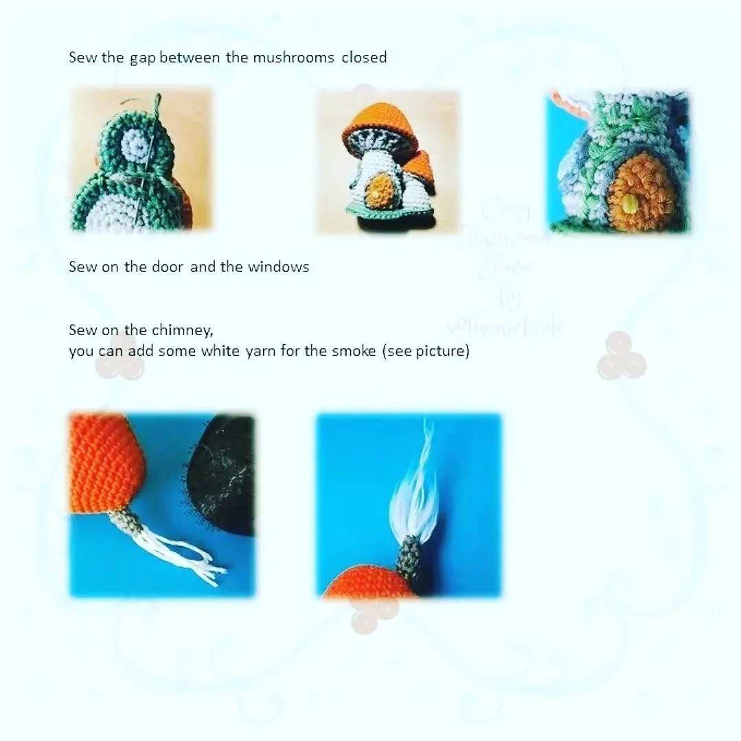 Free Crochet Pattern: Cozy Mushroom House Tutorial Part 1