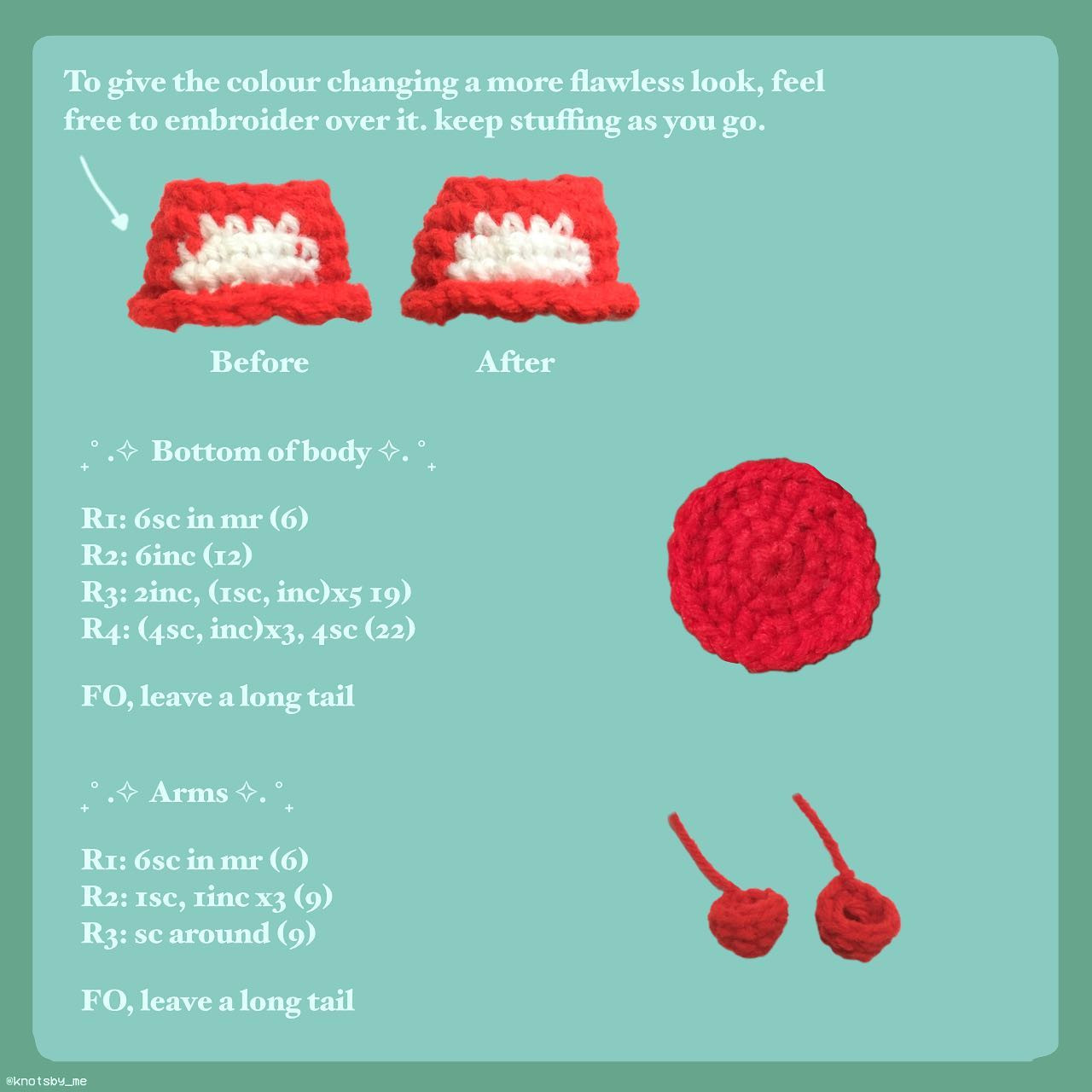 Free Crochet Pattern: Cute Amigurumi Character with Leaf