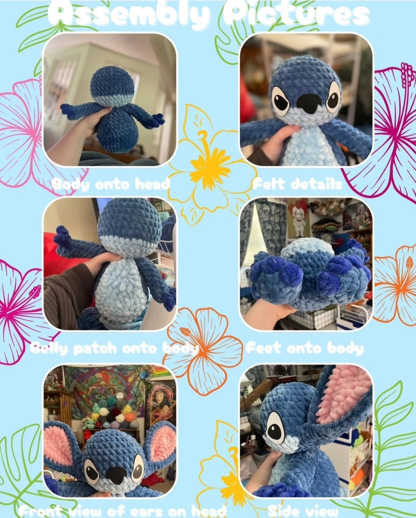 Free Crochet Pattern: Cute Blue Alien Amigurumi Toy