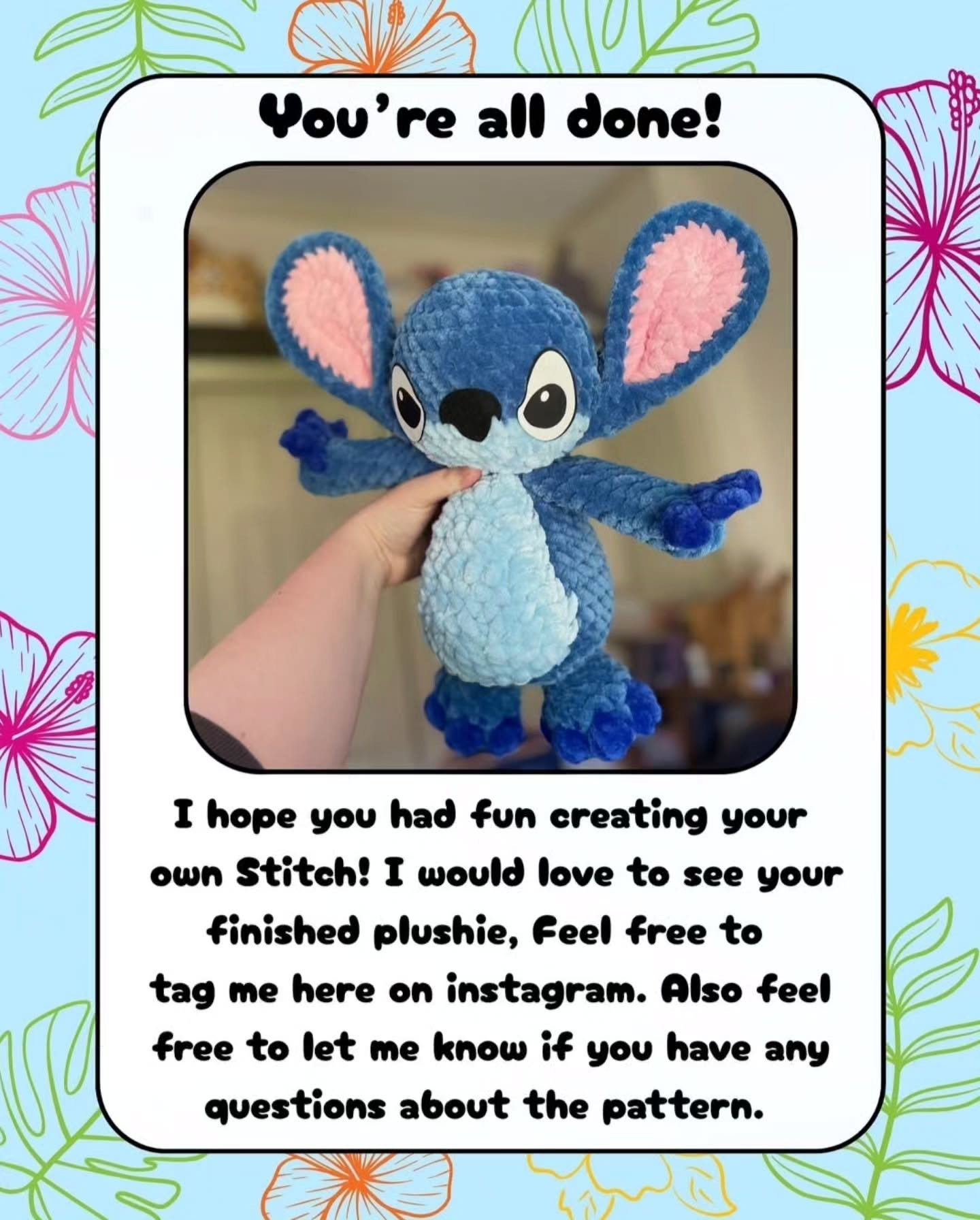 Free Crochet Pattern: Cute Blue Alien Amigurumi Toy