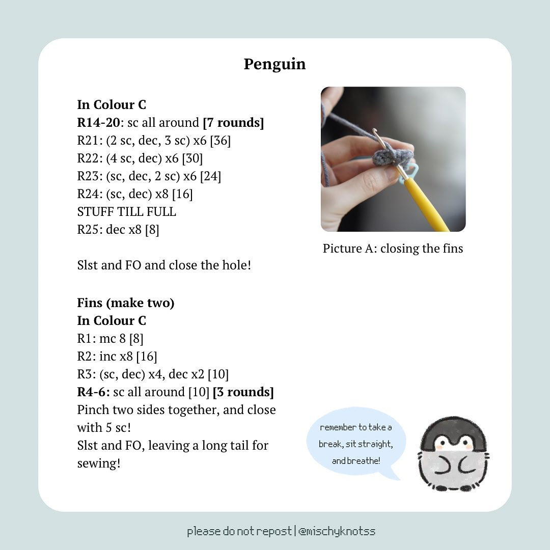 Free Crochet Pattern: Cute Clover Penguins for Beginners