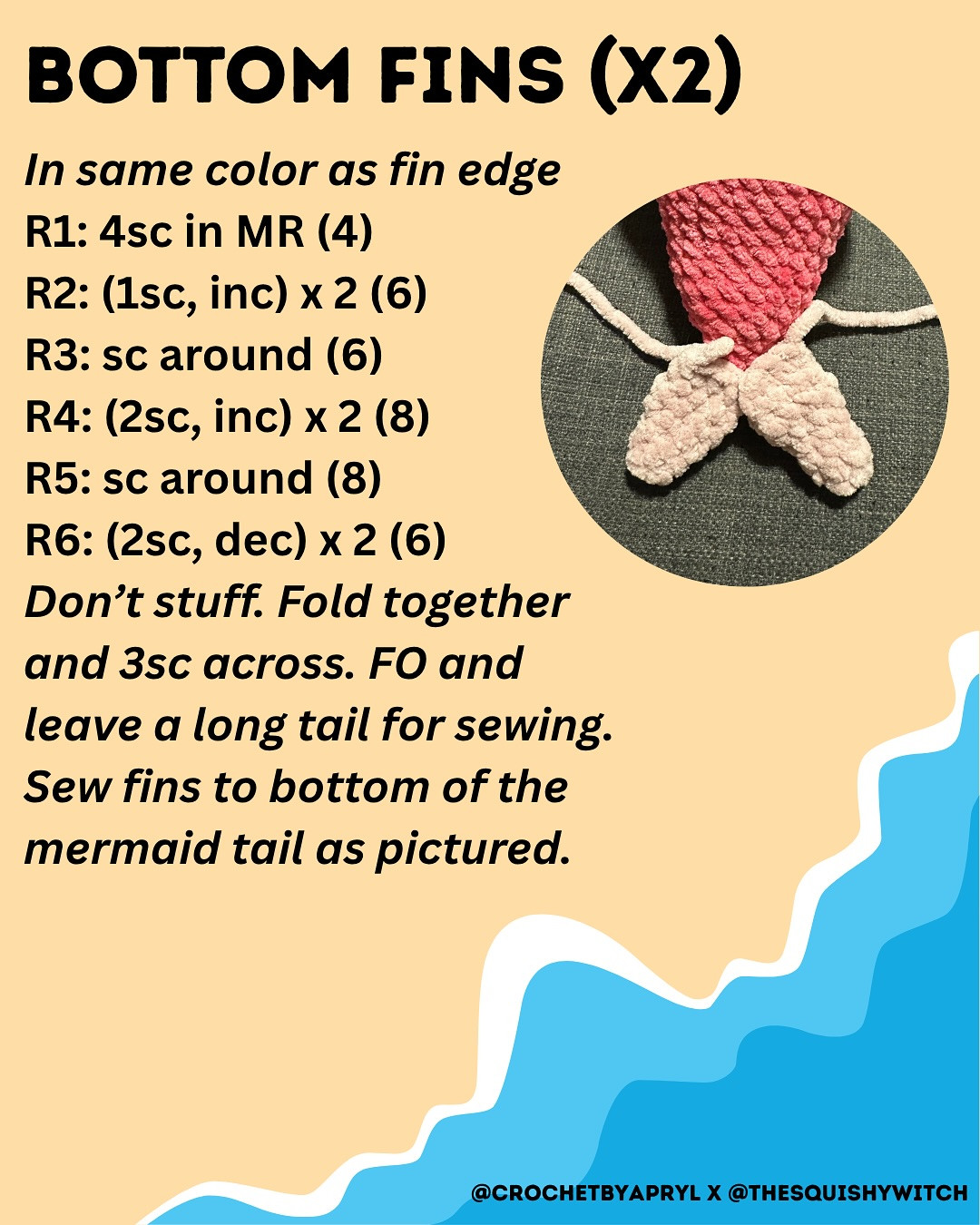 Free Crochet Pattern: Cute Mer Spud Amigurumi Toy
