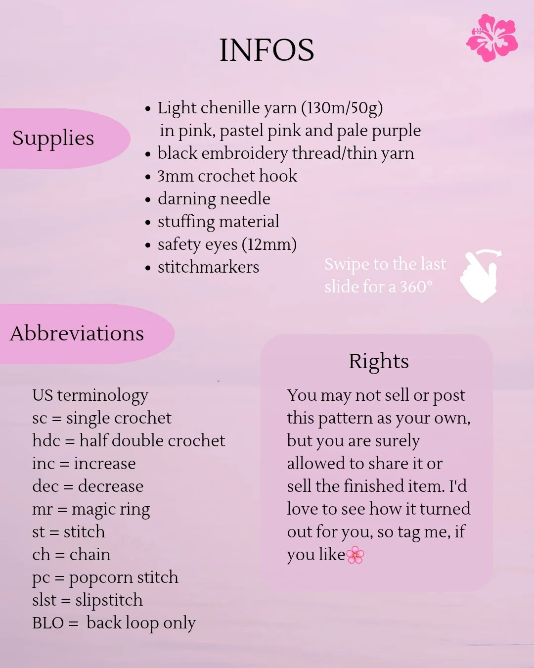 Free Crochet Pattern: Cute Pink Angel Stitch Doll