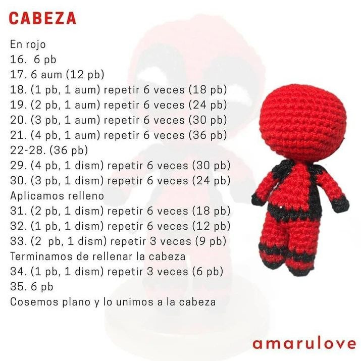 Free Crochet Pattern: Cute Superhero Amigurumi Design