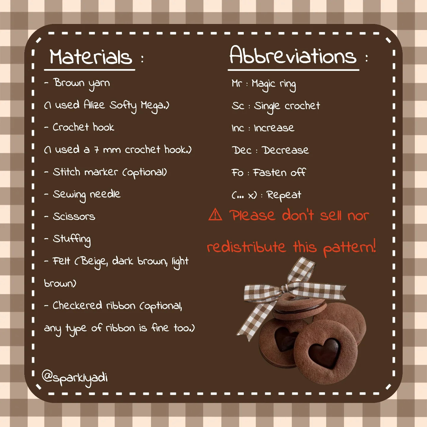 Free Crochet Pattern for Adorable Choco Molang Plush Toy