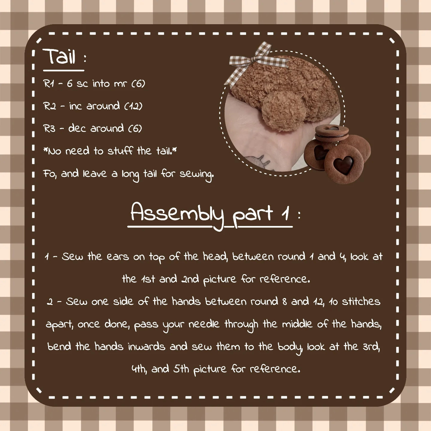Free Crochet Pattern for Adorable Choco Molang Plush Toy