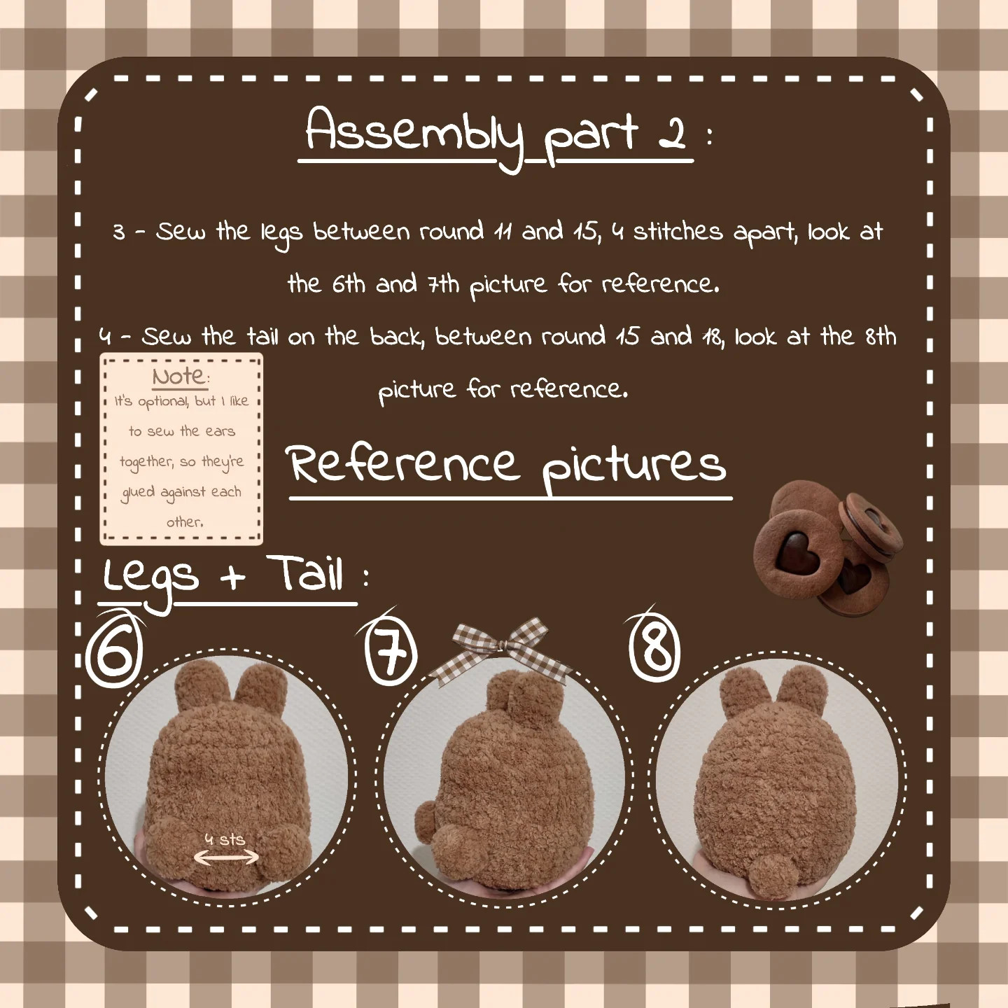 Free Crochet Pattern for Adorable Choco Molang Plush Toy