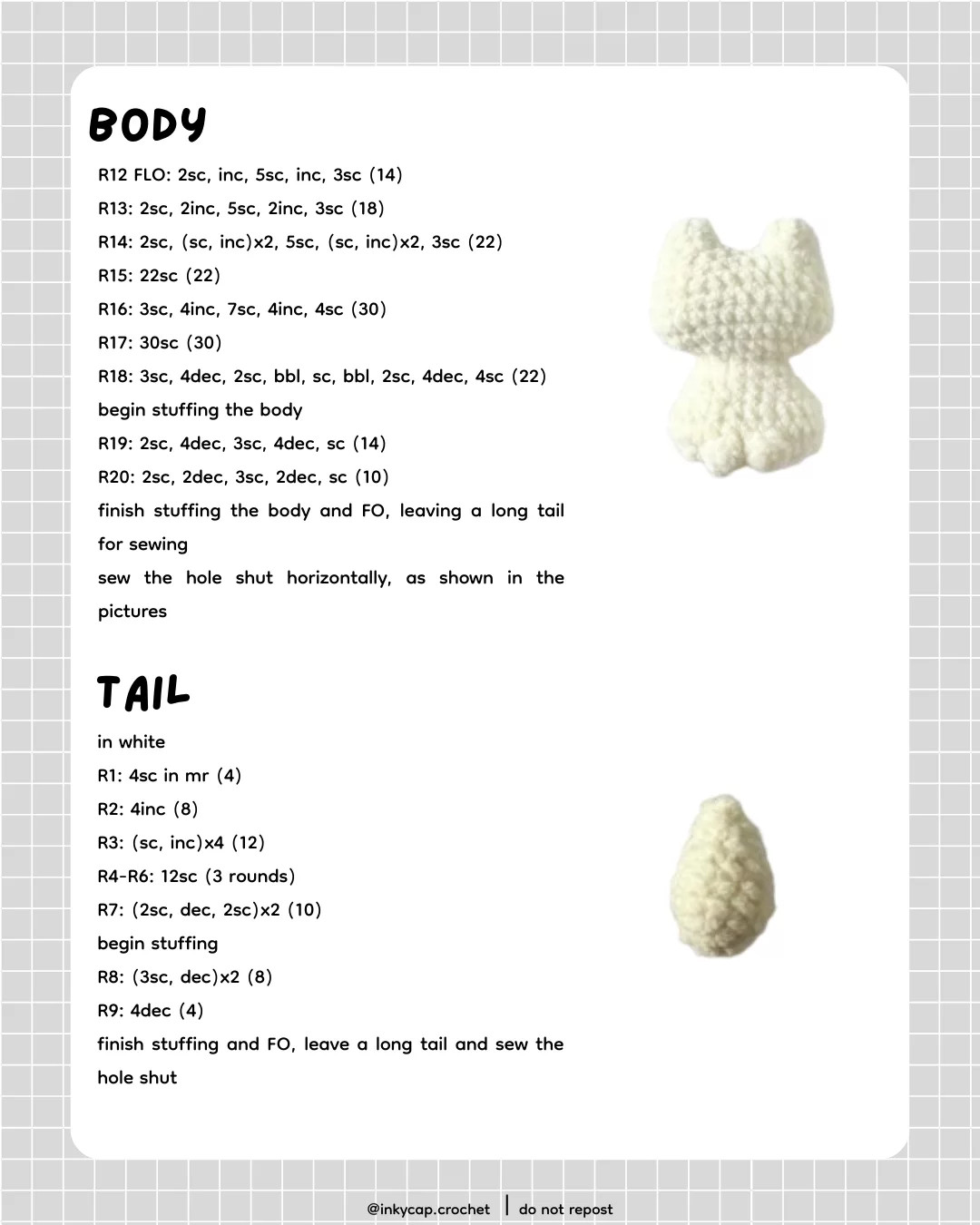 Free Crochet Pattern for Adorable Kitten Keychains