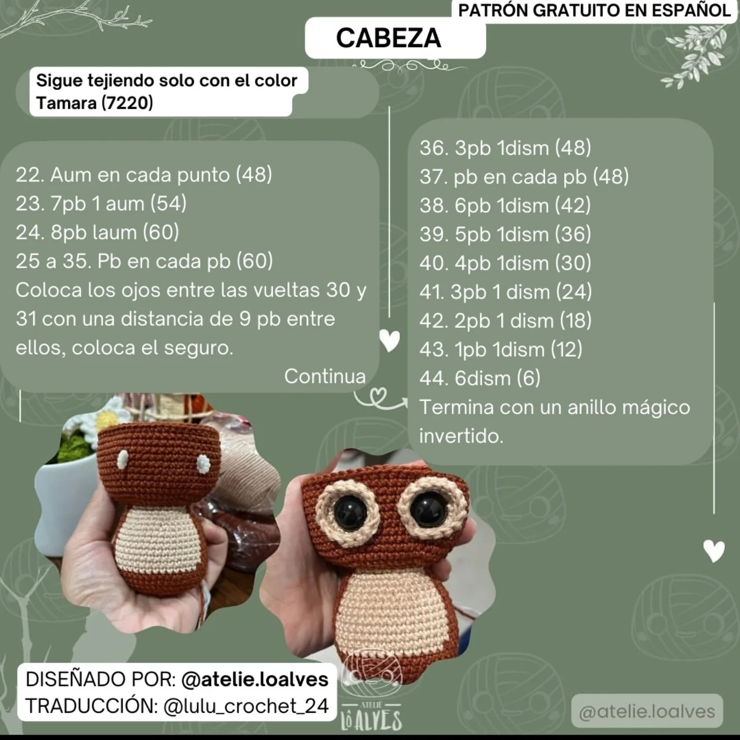 Free Crochet Pattern for Adorable Owl Amigurumi Toy