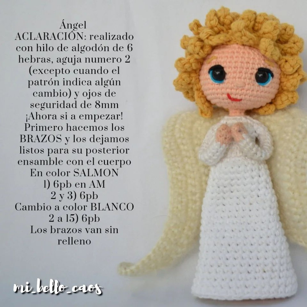 Free Crochet Pattern for Christmas Nativity Scene and Angel