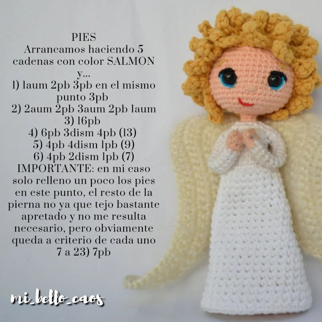 Free Crochet Pattern for Christmas Nativity Scene and Angel
