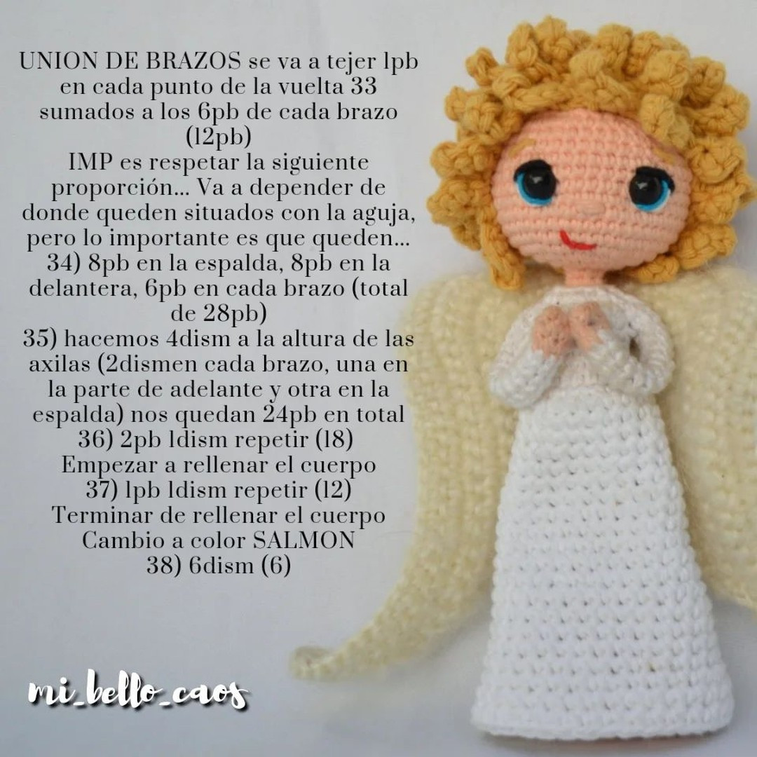Free Crochet Pattern for Christmas Nativity Scene and Angel