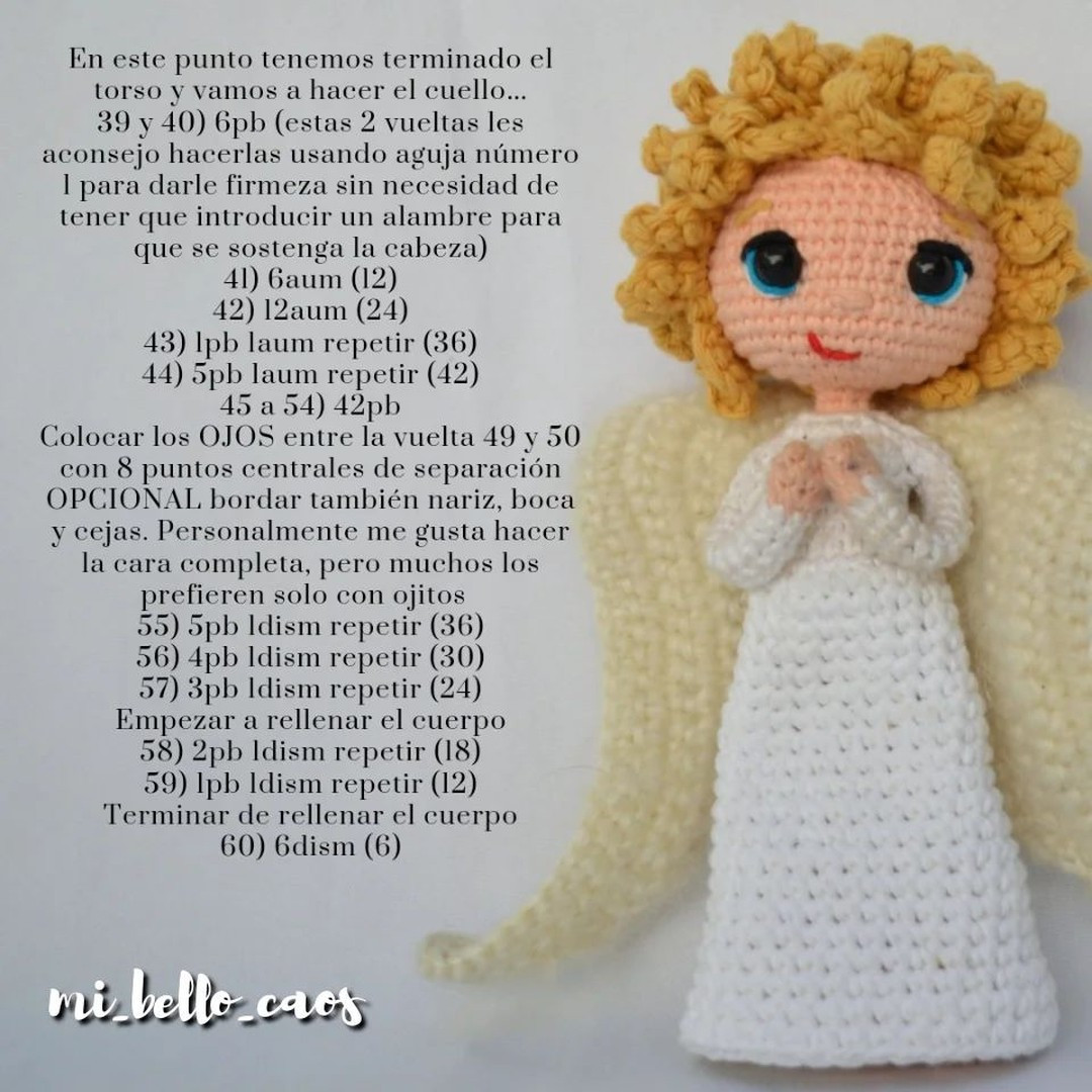 Free Crochet Pattern for Christmas Nativity Scene and Angel