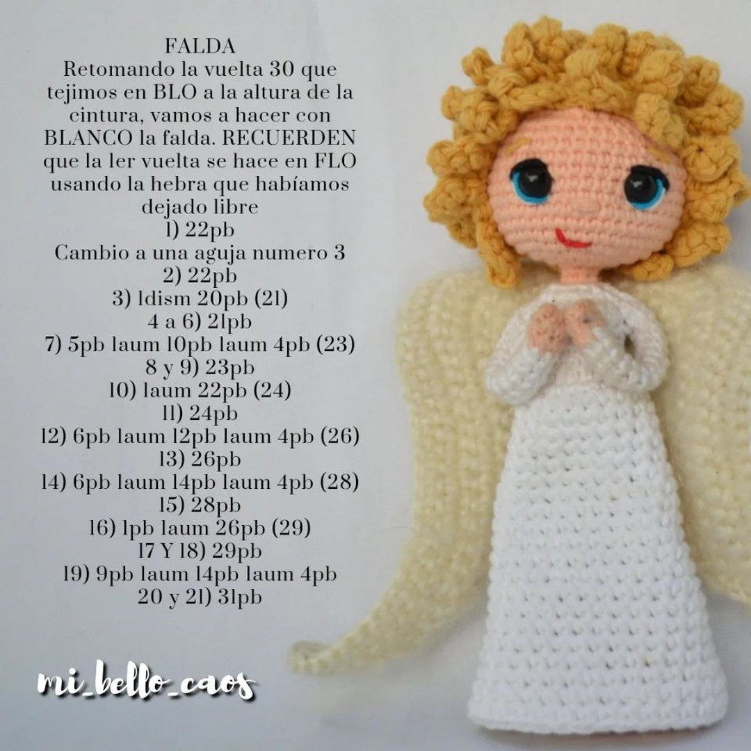 Free Crochet Pattern for Christmas Nativity Scene and Angel