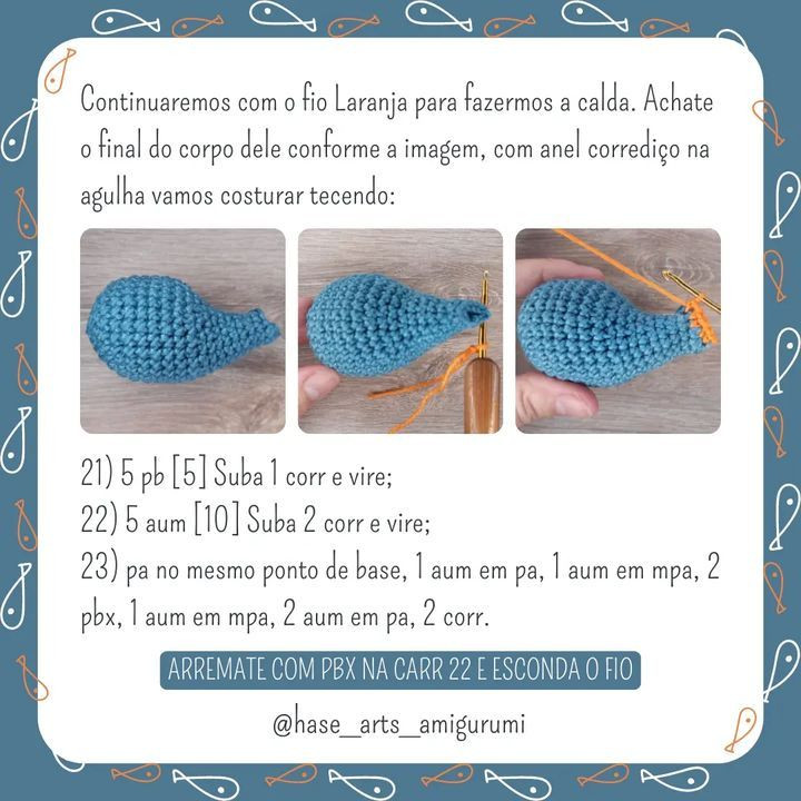 Free Crochet Pattern for Cute Amigurumi Fish with Big Eyes