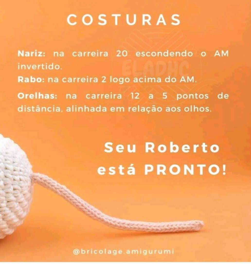 Free Crochet Pattern for Cute Amigurumi Mouse