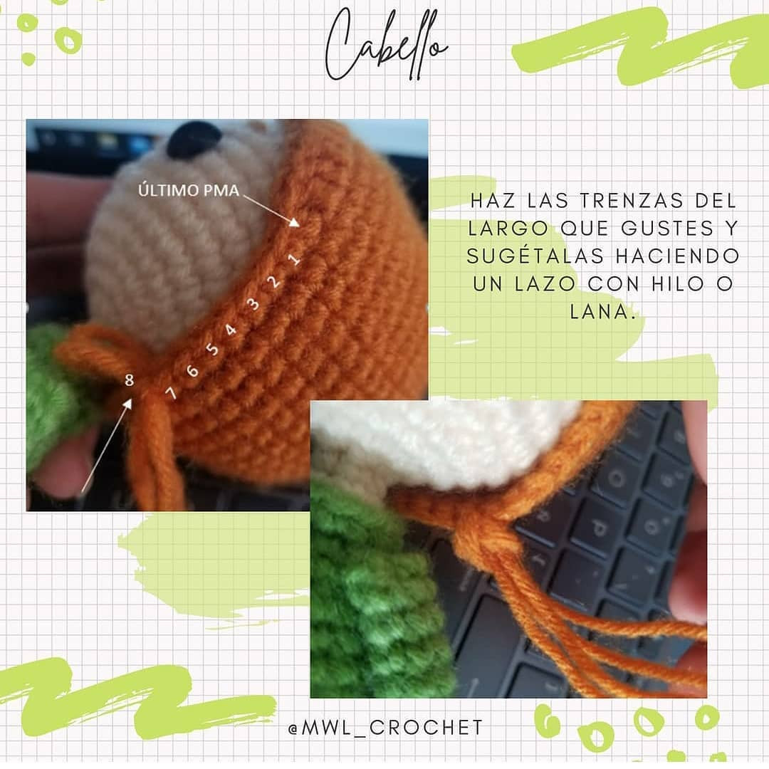 Free Crochet Pattern for Cute Anne Doll