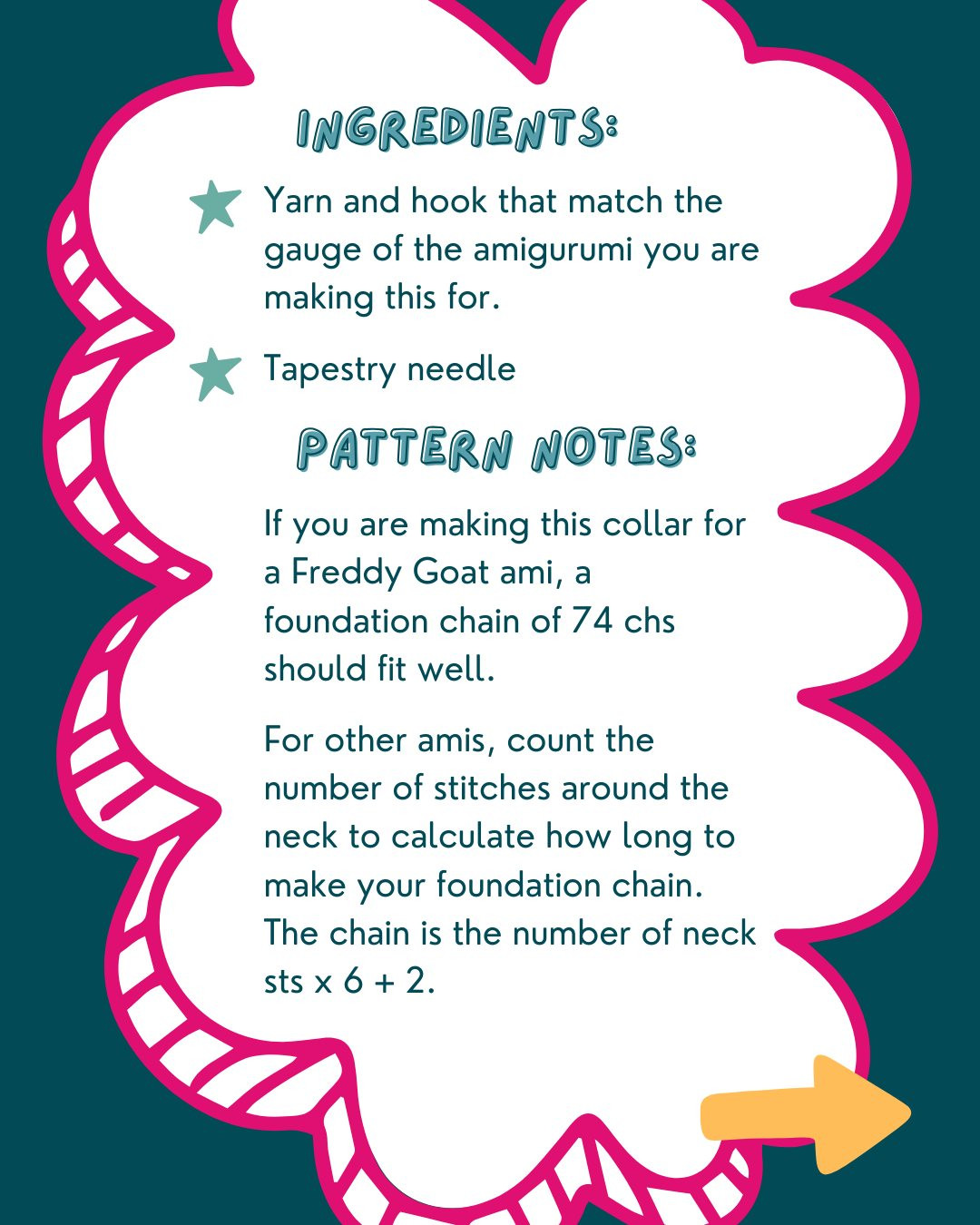 Free Crochet Pattern for Cute Elizabethan Collar Amigurumi