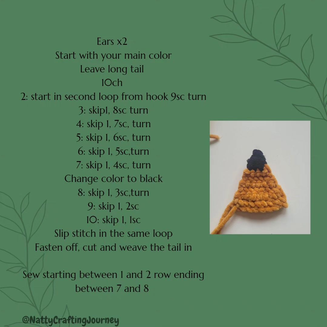 Free Crochet Pattern for Cute Fox Plushie