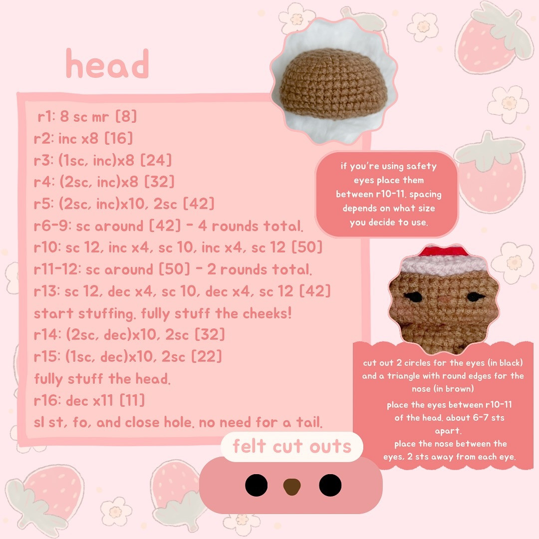 Free Crochet Pattern for Cute Little Bear