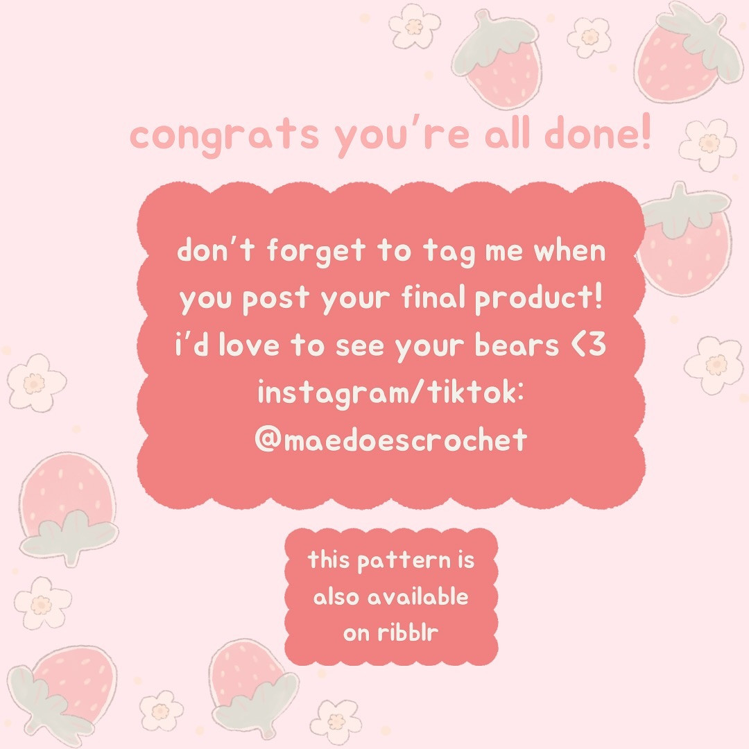 Free Crochet Pattern for Cute Little Bear