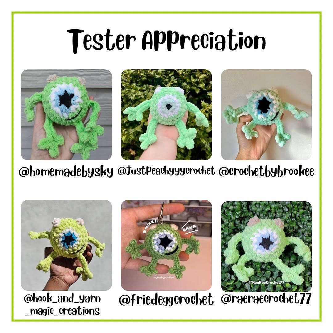 Free Crochet Pattern for Cute No-Sew Monster Toy