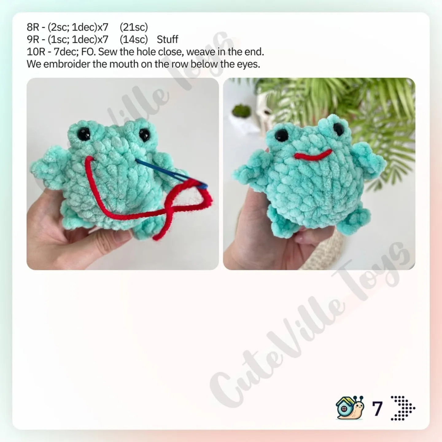 Free Crochet Pattern for Fast & Simple Little Frog