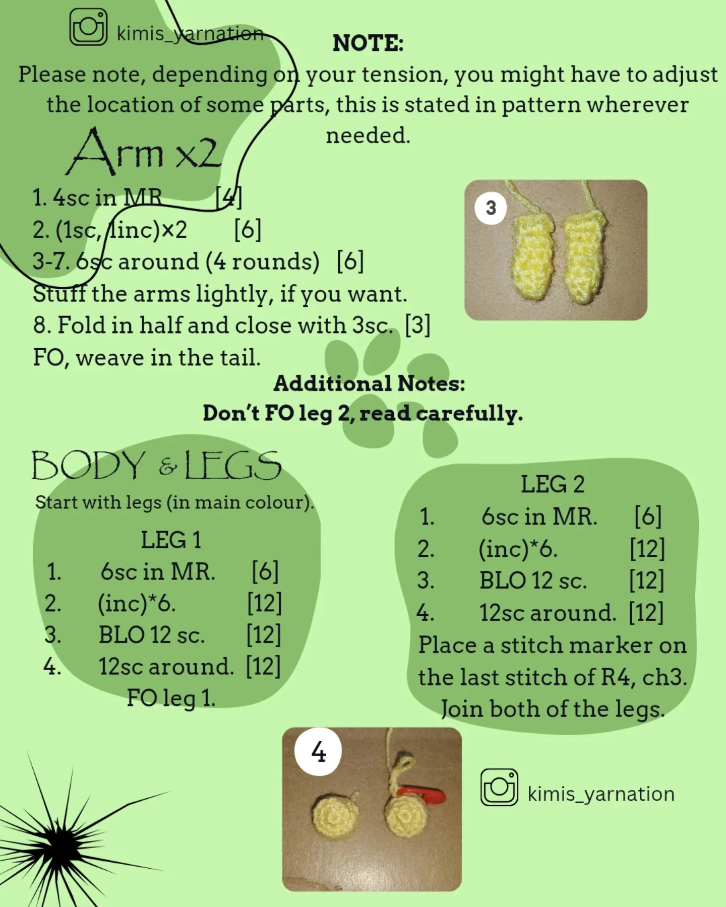 Free Crochet Pattern for Monster Brothers Amigurumi